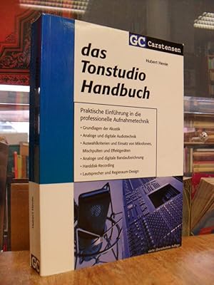 Seller image for Das Tonstudio-Handbuch - Praktische Einfhrung in die professionelle Aufnahmetechnik, for sale by Antiquariat Orban & Streu GbR