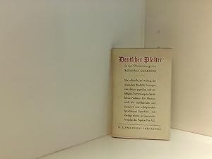 Deutscher Psalter Nach der lateinischen Ausgabe Papst Pius XII. Übersetzt von Romano Guardini