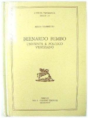 Bild des Verkufers fr Bernardo Bembo: Umanista e Politico Veneziano zum Verkauf von PsychoBabel & Skoob Books