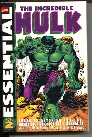 Immagine del venditore per Essential The Incredible Hulk-Vol.2-Stan Lee-2003-PB-VG/FN venduto da DTA Collectibles