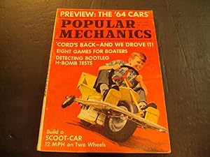 Popular Mechanics Aug 1963 Scoot Car, 8 Games For Boaters