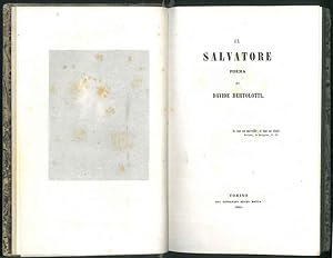 Bild des Verkufers fr Il Salvatore. Poema. zum Verkauf von Studio Bibliografico Orfeo (ALAI - ILAB)