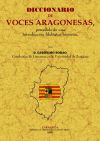 Imagen del vendedor de Diccionario de voces aragonesas a la venta por AG Library