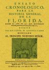 Ensayo cronológico para la historia general de la Florida.