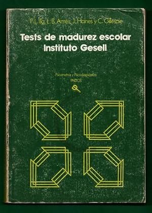 Seller image for TESTS DE MADUREZ ESCOLAR INSTITUTO GESELL. for sale by Librera DANTE