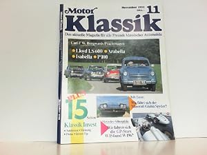 Bild des Verkufers fr Motor Klassik. November Heft 11 /1990. Mit Themen u.a.: Italo-Luxus: Wie fhrt sich der Maserati Ghibli Spyder? / Carl F.W. Borgwards Prachtwagen, Mercedes W 154 / 196-Maserati Ghibli Spider-Borgwards Autos: Isabella, P 100, Lloyd LS 600, Arabella. Das aktuelle Magazin fr alle Freunde klassischer Automobile. zum Verkauf von Antiquariat Ehbrecht - Preis inkl. MwSt.