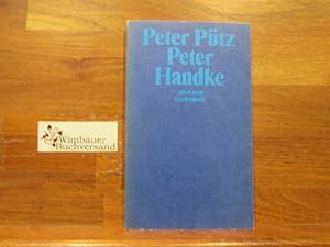 Bild des Verkufers fr Peter Handke. Peter Ptz / Suhrkamp-Taschenbuch ; 854 zum Verkauf von Antiquariat im Kaiserviertel | Wimbauer Buchversand