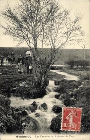 Seller image for Ansichtskarte / Postkarte Montmedy Lothringen Meuse, Les Cascades du Ruisseau de Vaux for sale by akpool GmbH