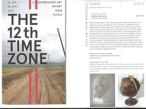 Imagen del vendedor de The 12th Time Zone : A Contemporary Art Report From Russia (flyer) a la venta por The land of Nod - art & books