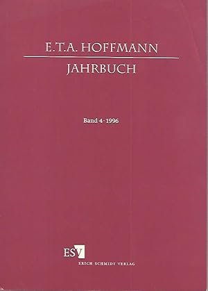 Image du vendeur pour E. T. A. Hoffmann-Jahrbuch. Band 4. 1996. mis en vente par Lewitz Antiquariat