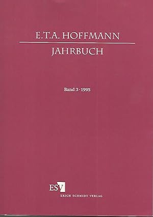 Imagen del vendedor de E. T. A. Hoffmann-Jahrbuch, Band 3. 1995. a la venta por Lewitz Antiquariat