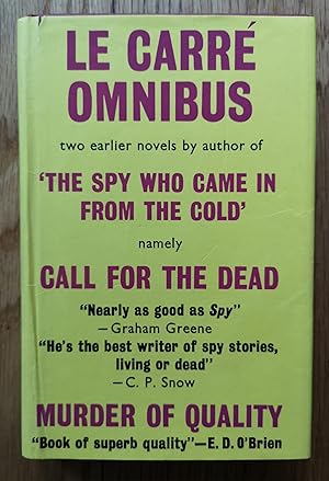 Bild des Verkufers fr Le Carre Omnibus - Call for the Dead - A Murder of Quality zum Verkauf von Setanta Books