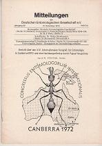 Image du vendeur pour Mitteilungen der Deutschen Entomologischen Gesellschaft e.V. mis en vente par Buchversand Joachim Neumann