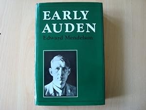 Bild des Verkufers fr Early Auden zum Verkauf von The Book Tree