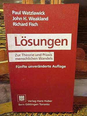 Seller image for Lsungen: Zur Theorie und Praxis menschlichen Wandels for sale by Antiquariat Ekkehard Schilling