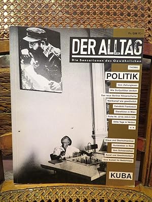 Bild des Verkufers fr Der Alltag, Nr. 4. 1990. DER ALLTAG - Die Sensation des Gewhnlichen. KUBA zum Verkauf von Antiquariat Ekkehard Schilling