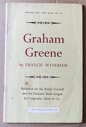 Imagen del vendedor de Graham Greene (Writers And Their Work: No.67) a la venta por Shore Books