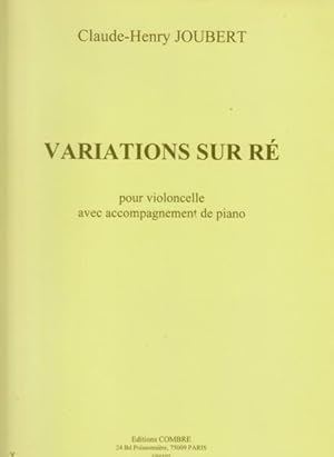 Image du vendeur pour Variations Sur R - Cello & Piano mis en vente par Hancock & Monks Music