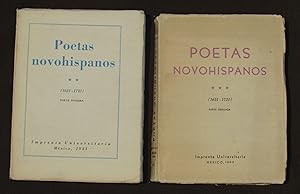 Seller image for Poetas Novohispanos. Segundo Siglo (1621-1721). Primera y Segunda Parte. for sale by Librera Urbe