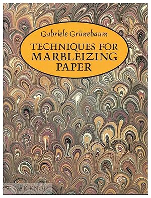 Seller image for TECHNIQUES FOR MARBLEIZING PAPER for sale by Oak Knoll Books, ABAA, ILAB