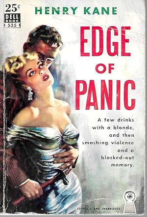Seller image for EDGE OF PANIC: A Binge and a Blonde Add Up to Murder for sale by MURDER BY THE BOOK
