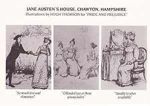 Immagine del venditore per Ladies Offeneded at Jane Austens House Pride & Prejudice Pictures Hampshire Postcard venduto da Postcard Finder