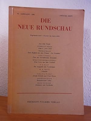 Immagine del venditore per Die Neue Rundschau. 61. Jahrgang 1950, Heft 2 venduto da Antiquariat Weber
