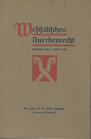 Westfälisches Anerbenrecht (Gesetz vom 2. Juli 1898)