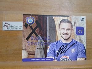Bild des Verkufers fr Original Autogramm Pascal Testroet FC Erzgebirge Aue /// Autogramm Autograph signiert signed signee zum Verkauf von Antiquariat im Kaiserviertel | Wimbauer Buchversand