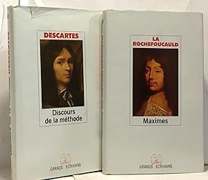 Descartes: discours de la méthode + La Rochefoucauld: Maximes --- 2 livres