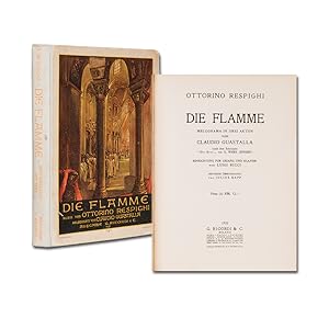 Image du vendeur pour Die Flamme. Melodram von C. Guastalla fr Gesang und Klavier. mis en vente par Antiquariat  J. Voerster