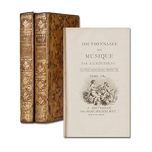 Image du vendeur pour Dictionnaire de musique. 2 Bde. mis en vente par Antiquariat  J. Voerster