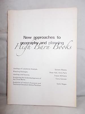 New Approaches to Geography and Planning