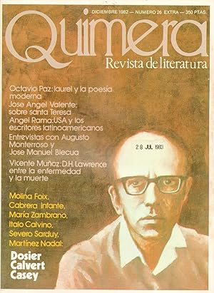 REVISTA QUIMERA - Nr. 26 - diciembre 1982