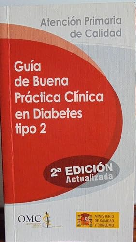 Seller image for GUA DE BUENA PRCTICA CLNICA EN DIABETES TIPO 2 for sale by LIBRERA ROBESPIERRE
