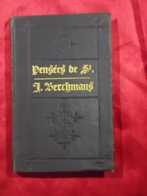 Seller image for PENSES DE SAINT JEAN BERCHMANS for sale by Gage Postal Books