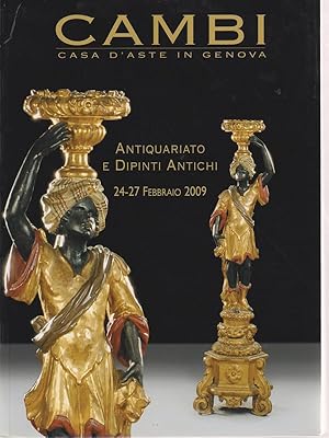 Bild des Verkufers fr Cambi. Asta di antiquariato e dipinti antichi 24-27 febbraio 2009 zum Verkauf von Librodifaccia