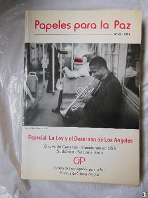 PAPELES PARA LA PAZ. Nº 45 - 1992