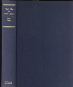 Seller image for Who's who in Jewish history after the period of the Old Testament for sale by Antiquariaat Parnassos vof