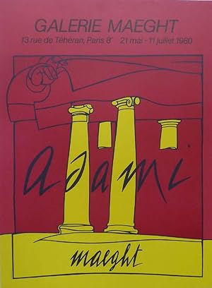 Galerie Maeght, Paris, 21 mai-11 juillet 1980. [Plakat / Poster].