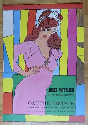 GALERIE KRÖNER, FREIBURG, 25. Juni bis 10. August 1977. [Plakat / Poster].