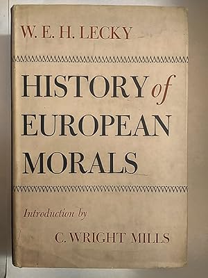 Image du vendeur pour History of European Morals mis en vente par Early Republic Books