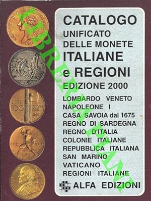 Catalogo unificato delle monete. Italiane e regioni. edizione 2000.
