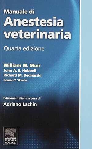 Seller image for Manuale di anestesia veterinaria for sale by Libro Co. Italia Srl