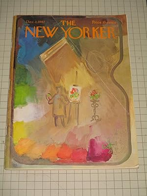 Image du vendeur pour Dec.2,1967 The New Yorker Magazine: Artist at Work Cvr - John Updike - R. Prawer Jhabvala - Gordon Cotler - Pine Barrens of New Jersey (III) - John McPhee - Barbara Vroom - The Air (TV) - Cartoons mis en vente par rareviewbooks