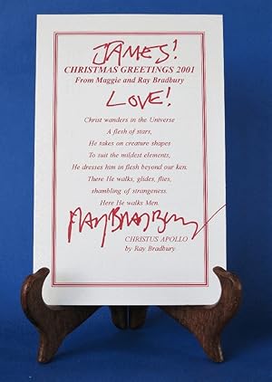 Christmas Greetings 2001 - Inscribed