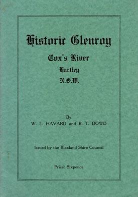 Seller image for Historic Glenroy, Cox's River (Hartley, N.S.W.). for sale by Berkelouw Rare Books