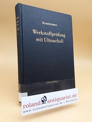 Image du vendeur pour Werkstoffprfung mit Ultraschall mis en vente par Roland Antiquariat UG haftungsbeschrnkt