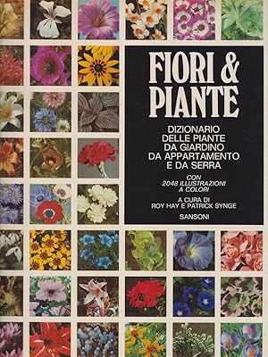 Bild des Verkufers fr Fiori e piante zum Verkauf von Librodifaccia