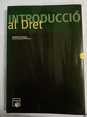 Bild des Verkufers fr INTRODUCCIO AL DRET 2 (6 credits M2/01.001) - 1 EDICIO zum Verkauf von Gibbon Libreria